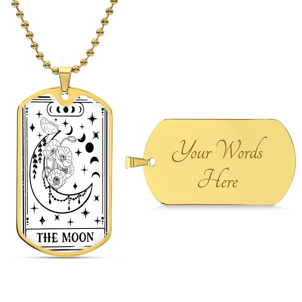 Tarot Card Necklace | The Moon