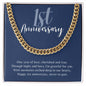 1st Year Anniversary Gift for Him