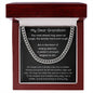 Grandson - Heart of Every Warrior - Cuban Link Chain