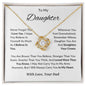 Daughter - Believe in You - Love Knot Necklace