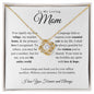 To My Loving Mom - You're My First Refuge - Love Knot Necklace