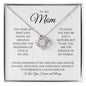 To My Mom - Grateful - Love Knot Necklace