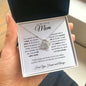 To My Loving Mom - You're My First Refuge - Love Knot Necklace