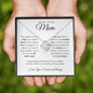 To My Loving Mom - You're My First Refuge - Love Knot Necklace