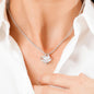 To My Loving Mom - You're My First Refuge - Love Knot Necklace