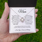 To My Loving Mom - You're My First Refuge - Love Knot Necklace