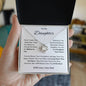Daughter - Believe in You - Love Knot Necklace