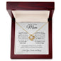 To My Loving Mom - You're My First Refuge - Love Knot Necklace