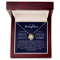 Daughter - Never Forget - Love Knot Necklace