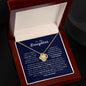 Daughter - Never Forget - Love Knot Necklace