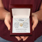 To My Loving Mom - You're My First Refuge - Love Knot Necklace