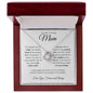 To My Loving Mom - You're My First Refuge - Love Knot Necklace