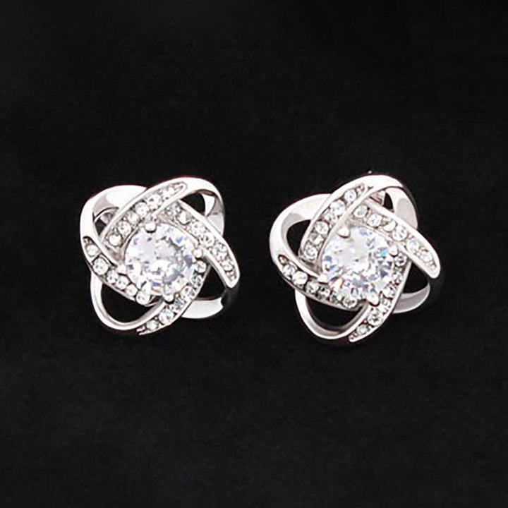 Love Knot Stud Earrings - Pendant Republic