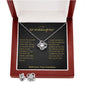To My Granddaughter - Love Knot Earring & Necklace Set! - Pendant Republic