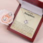 To My Dear Daughter - Love Knot Earring & Necklace Set - Pendant Republic