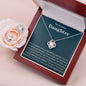 Daughter - Love Knot Earring & Necklace Set - Pendant Republic