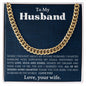 Husband - All I Wanted - Cuban Link Chain - Pendant Republic