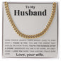 Husband - You're the Armor - Cuban Link Chain - Pendant Republic