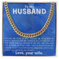 Husband - Epitome of Everything - Cuban Link Chain - Pendant Republic