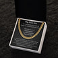 My Dear Son - Heart of Every Warrior Cuban Link Chain - Pendant Republic