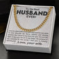 Husband - Purpose of Existence - Cuban Link Chain - Pendant Republic