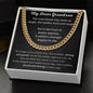 Grandson - Heart of Every Warrior Link Chain - Pendant Republic