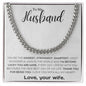 Husband - Beyond Lucky - Cuban Link Chain - Pendant Republic