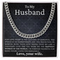 My Husband - Epitome of Romance - Cuban Link Chain - Pendant Republic