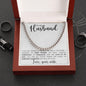 Husband - Forever Thankful - Cuban Link Chain - Pendant Republic