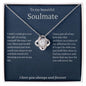 To My Soulmate | Love Knot Necklace | Valentine's Day Gift - Pendant Republic