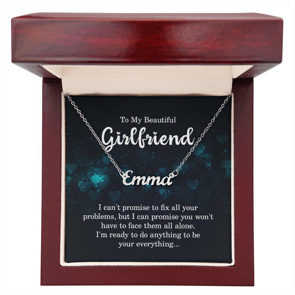 Girlfriend | Custom Name Necklace | Valentine's Day Gift - Pendant Republic
