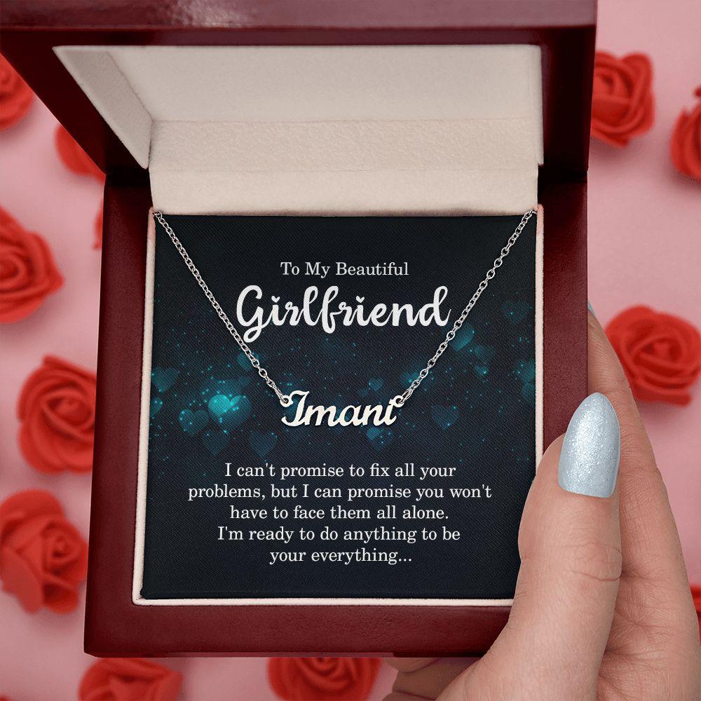 Girlfriend | Custom Name Necklace | Valentine's Day Gift - Pendant Republic