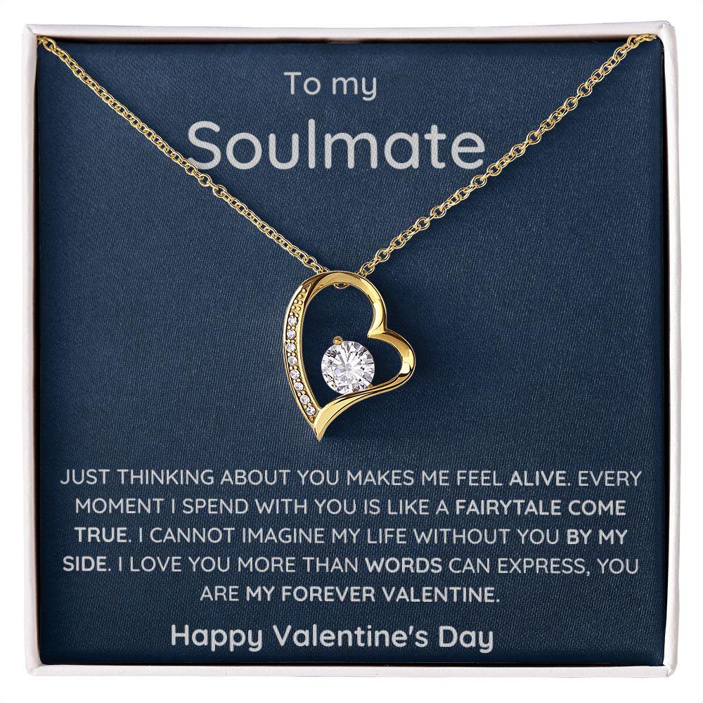 Forever Love Necklace | Valentine's Day Gift | For Soulmate, Wife - Pendant Republic