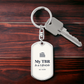 My TBR Graphic Dog Tag Keychain