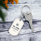My TBR Graphic Dog Tag Keychain