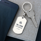 My TBR Graphic Dog Tag Keychain