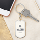 My TBR Graphic Dog Tag Keychain