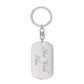 Product photo of Personalized BTTF Keychain Dog Tag Pendant