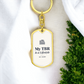 My TBR Graphic Dog Tag Keychain