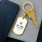 My TBR Graphic Dog Tag Keychain