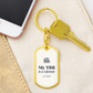 My TBR Graphic Dog Tag Keychain