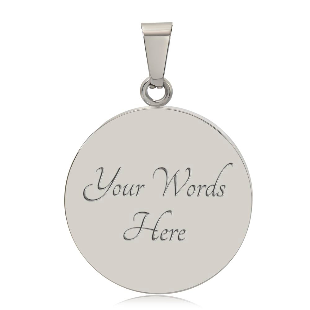 Personalized Circle Necklace for Mom