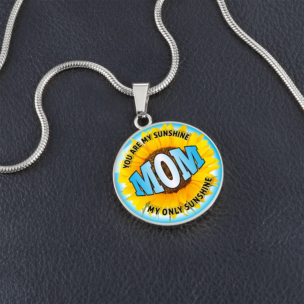 Personalized Circle Necklace for Mom