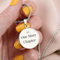 One More Chapter Pendant | Bookworm Gift for Book Lovers