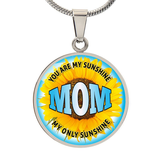 Personalized Circle Necklace for Mom