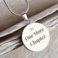 One More Chapter Pendant | Bookworm Gift for Book Lovers