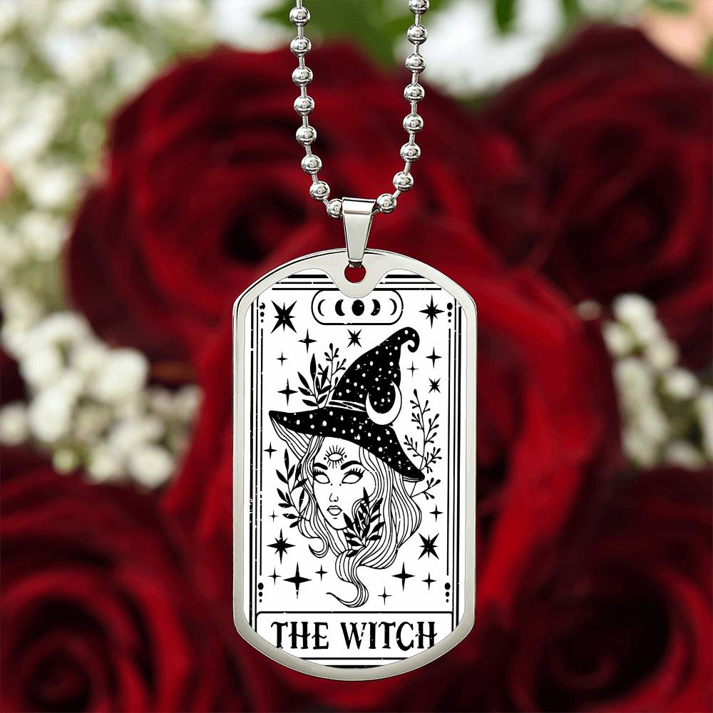 Tarot Card Necklace | The Witch