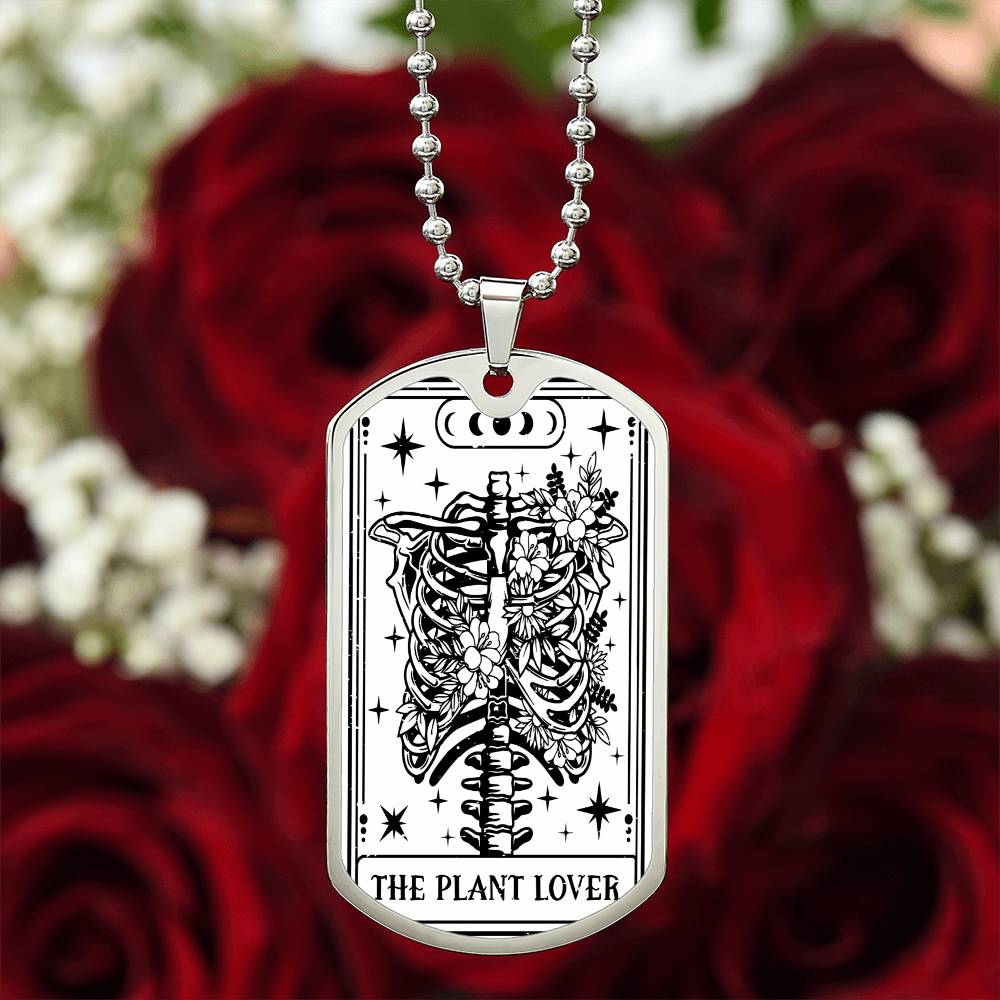 Tarot Card Necklace for Him | The Plant Lover