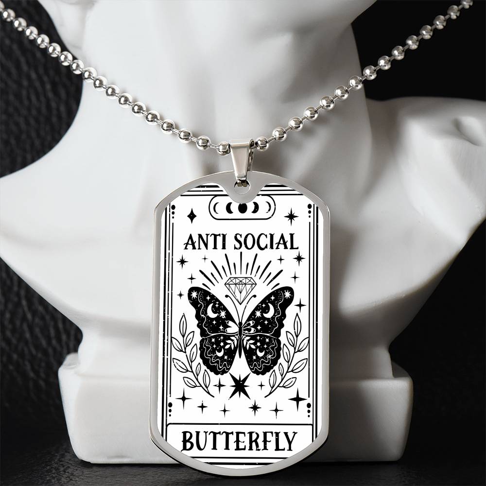 Tarot Card Necklace | Anti Social