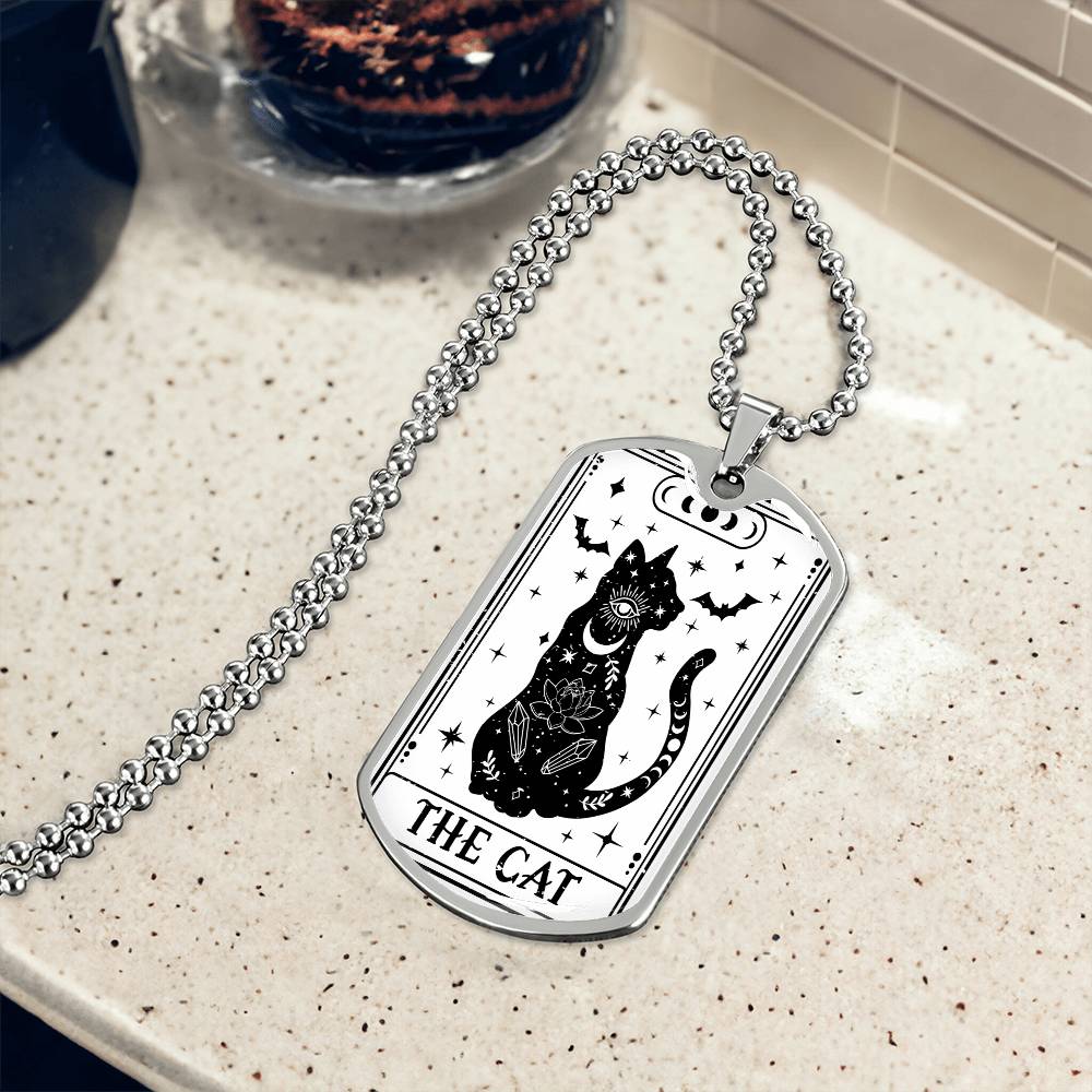 Tarot Card Necklace | The Cat